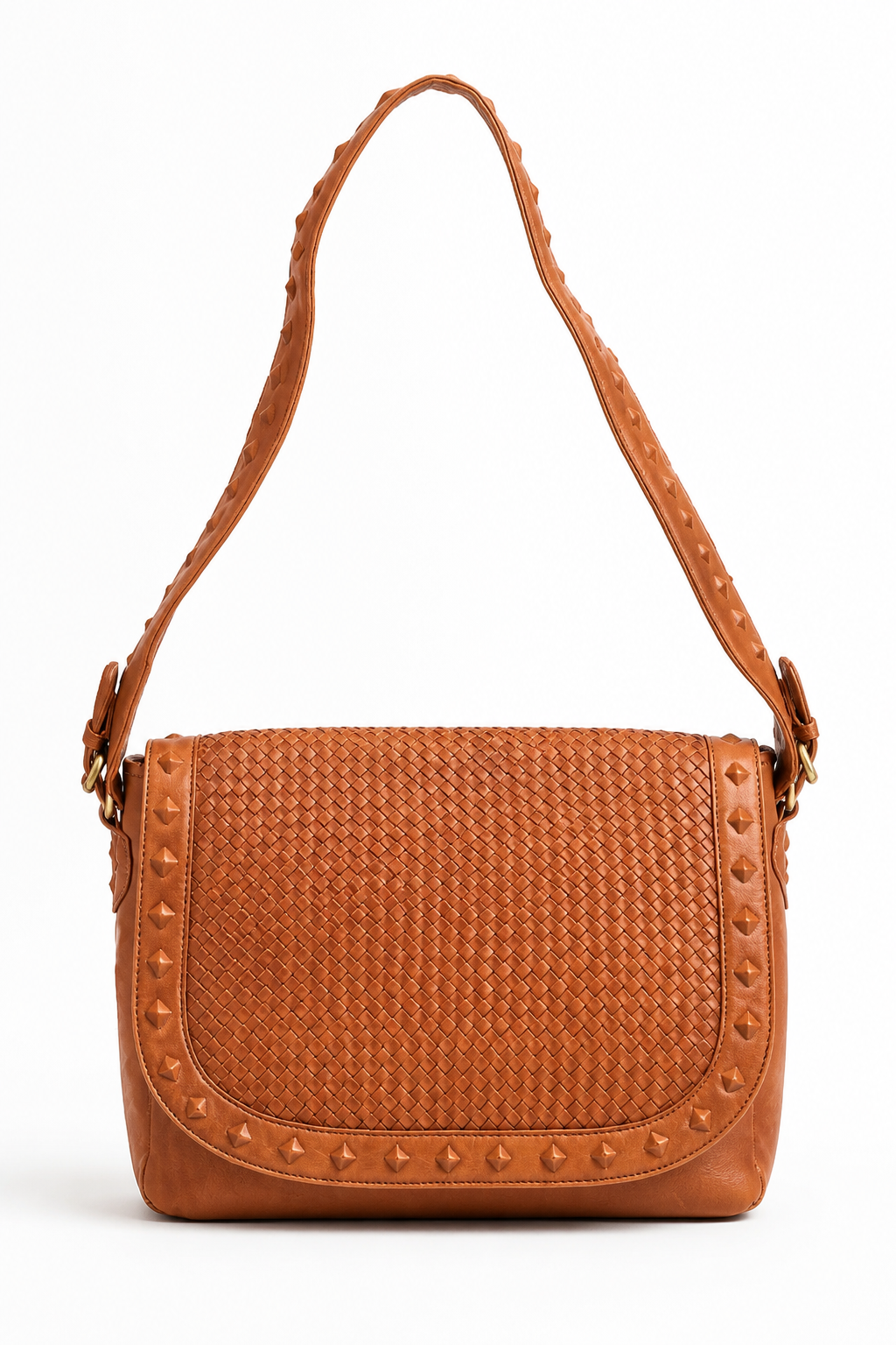 QUQUITO Italian Leather Laptop Messenger Bag for Women