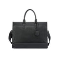 Q-METROSTYLE Genuine Leather Briefcase for Men – 15.6" Laptop Bag for Business & Travel