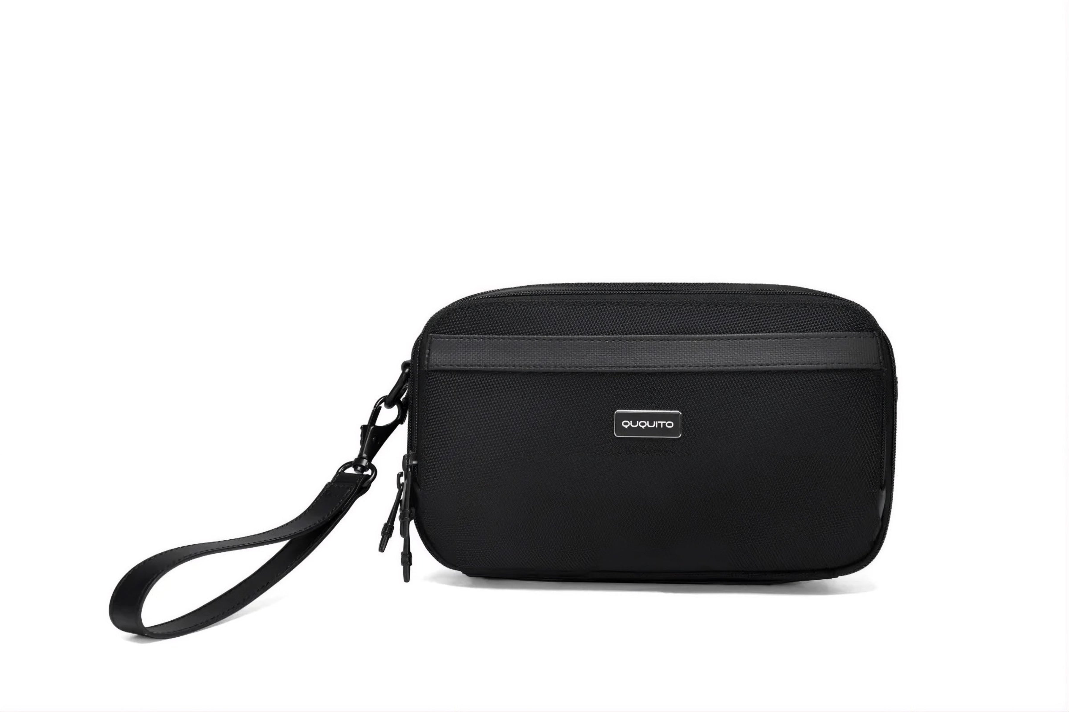 Q-VAIRO Ballistic Nylon & Genuine Leather Handbag