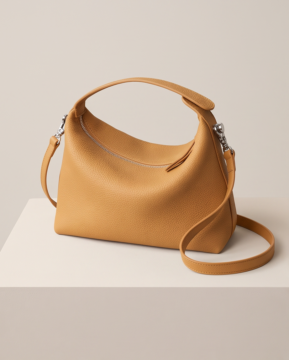 Q-VELLARA Genuine Leather Handbag for Women – Shoulder & Crossbody Messenger Bag