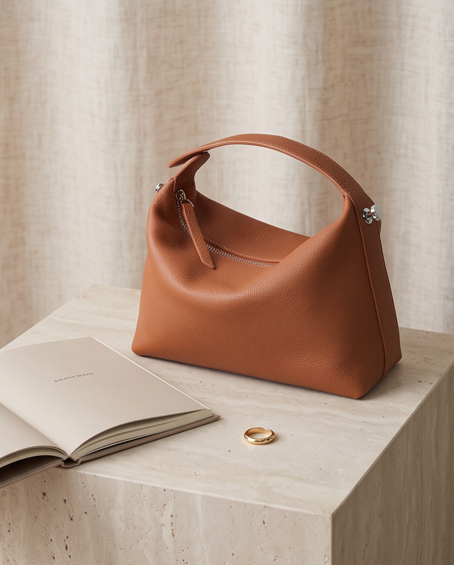 Q-VELLARA Genuine Leather Handbag for Women – Shoulder & Crossbody Messenger Bag