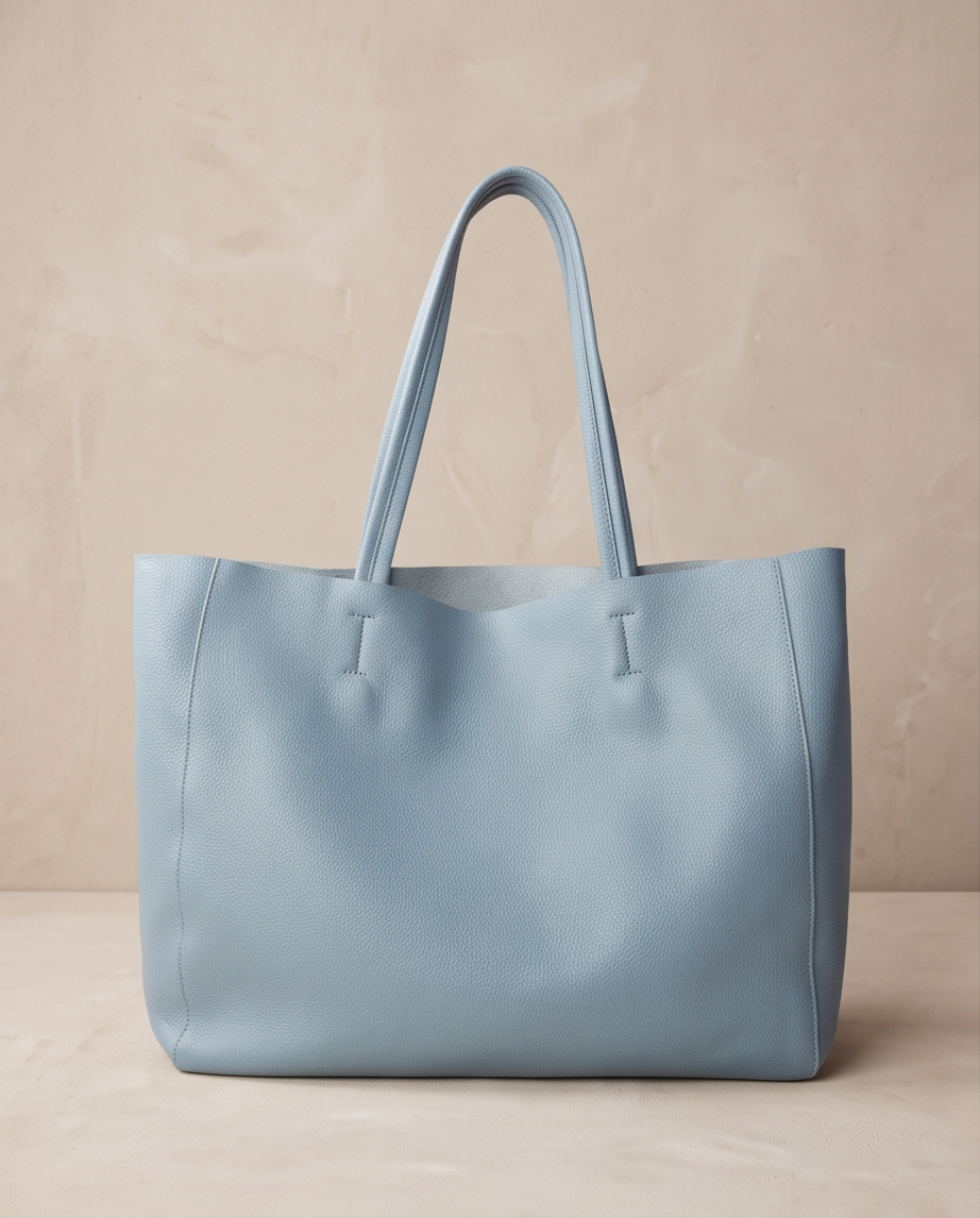 Q-LUCE Handmade Genuine Leather Tote Bag for Women – Large Shoulder & Shopping Bag