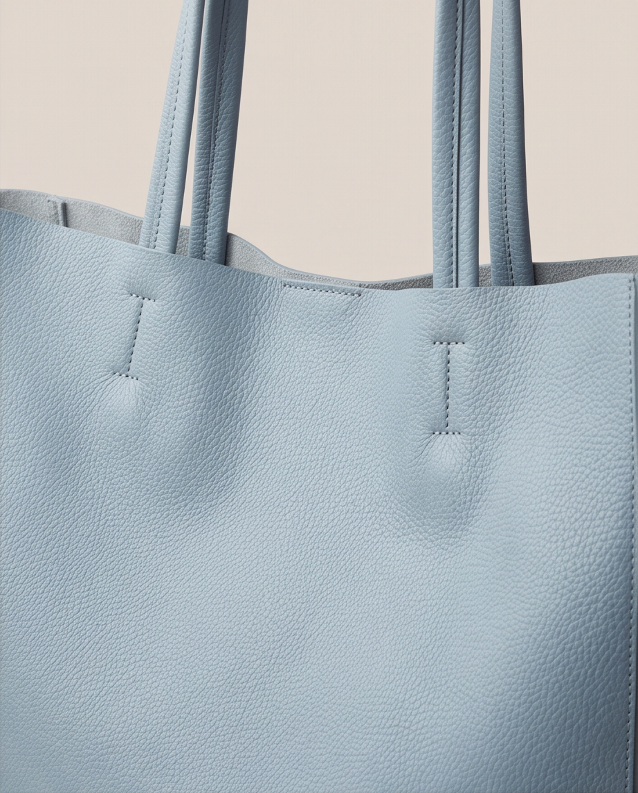 Q-LUCE Handmade Genuine Leather Tote Bag for Women – Large Shoulder & Shopping Bag