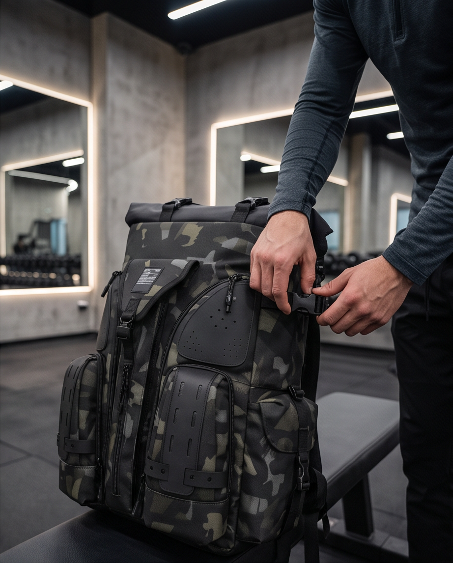Q-STORMVAULT Waterproof Anti-Theft 46L Laptop Backpack for Men – USB Port & Ergonomic