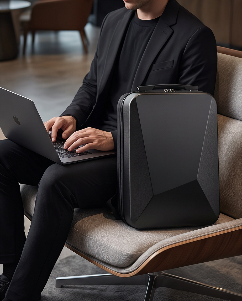 Q-EMPORIUM TSA Lock Anti-Theft Laptop Backpack – USB Port, Waterproof & Expandable