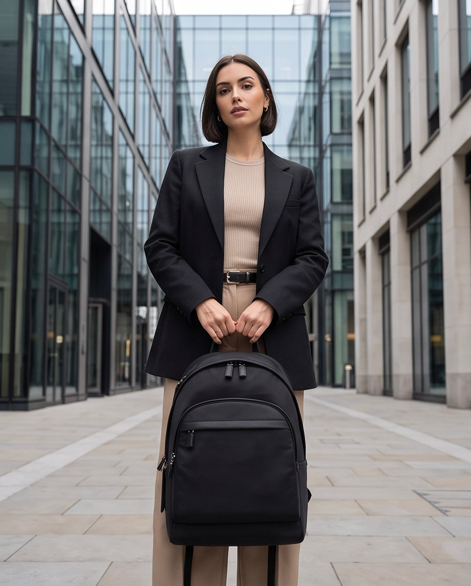 Q-EXPLORE Premium 1680D Nylon Laptop Backpack – Water-Resistant, Breathable & Multi-Pocket