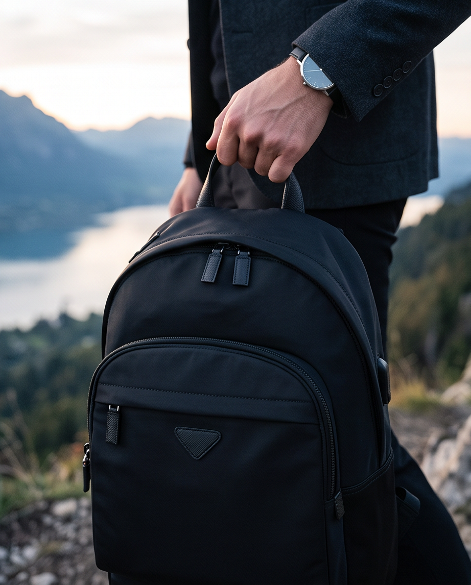 Q-EXPLORE Premium 1680D Nylon Laptop Backpack – Water-Resistant, Breathable & Multi-Pocket