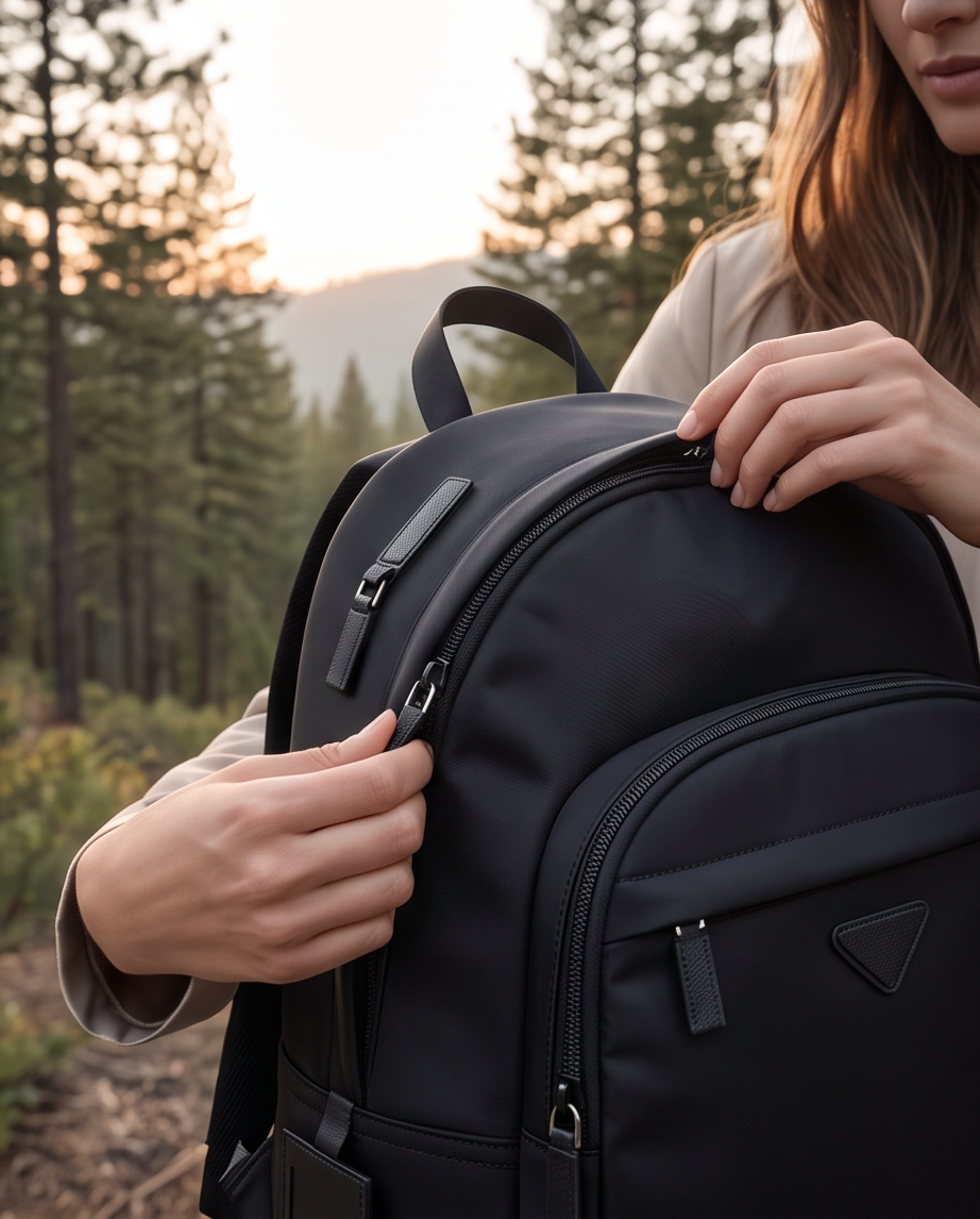 Q-EXPLORE Premium 1680D Nylon Laptop Backpack – Water-Resistant, Breathable & Multi-Pocket