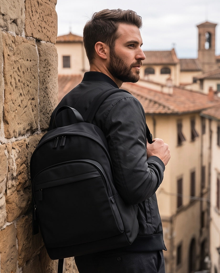 Q-EXPLORE Premium 1680D Nylon Laptop Backpack – Water-Resistant, Breathable & Multi-Pocket