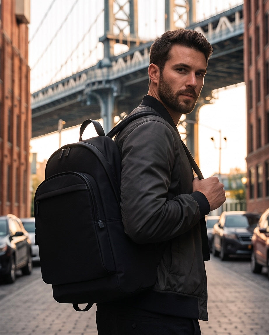 Q-EXPLORE Premium 1680D Nylon Laptop Backpack – Water-Resistant, Breathable & Multi-Pocket