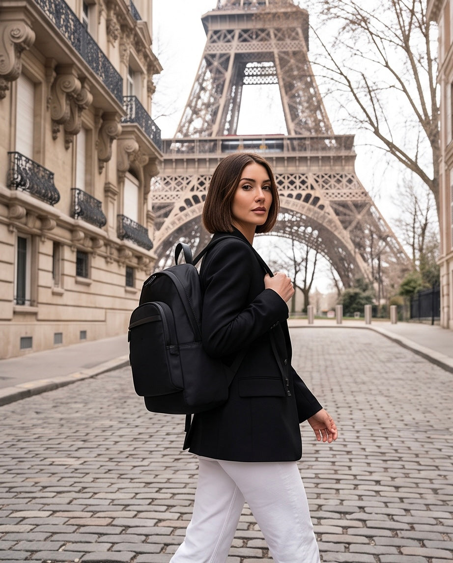 Q-EXPLORE Premium 1680D Nylon Laptop Backpack – Water-Resistant, Breathable & Multi-Pocket