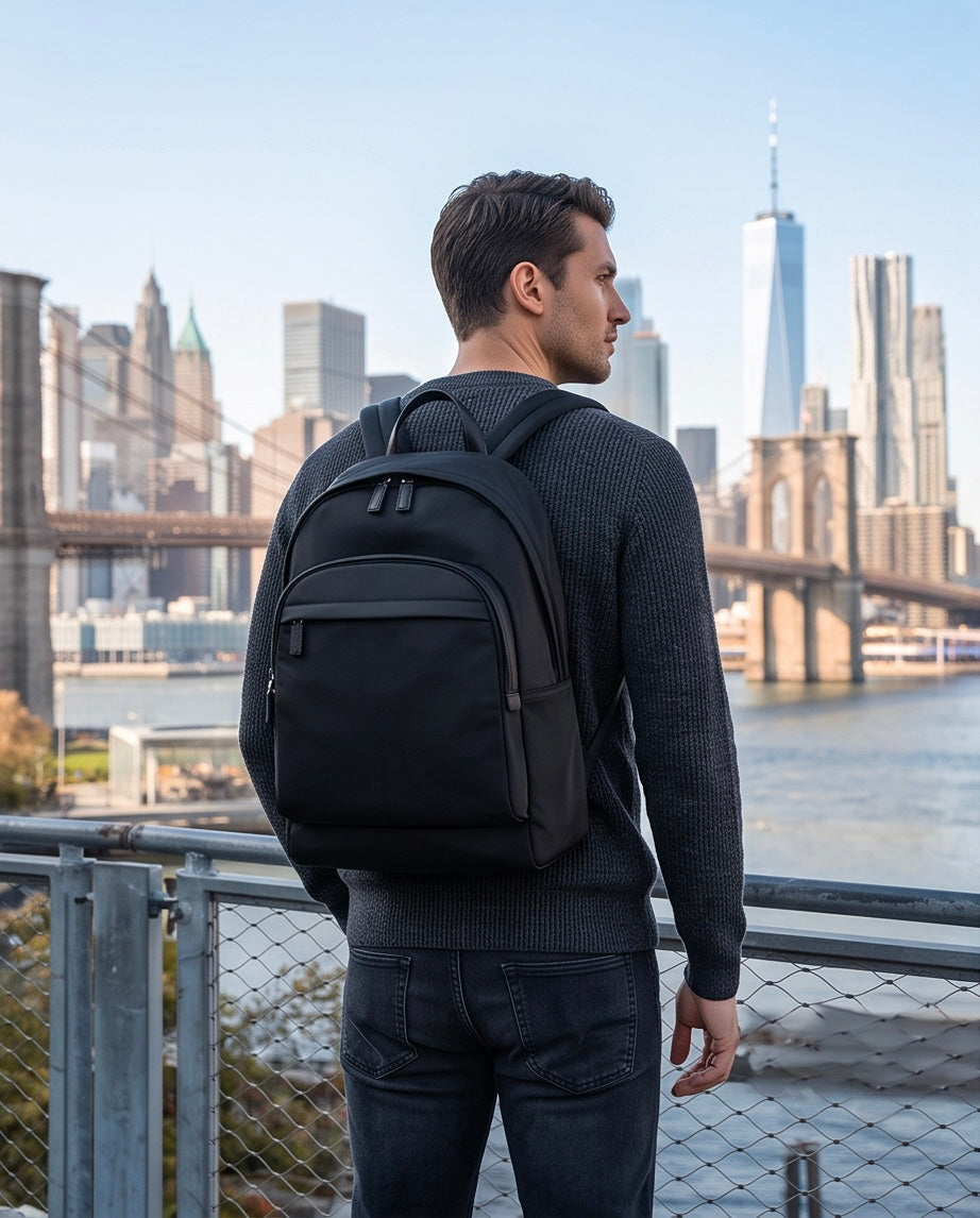 Q-EXPLORE Premium 1680D Nylon Laptop Backpack – Water-Resistant, Breathable & Multi-Pocket