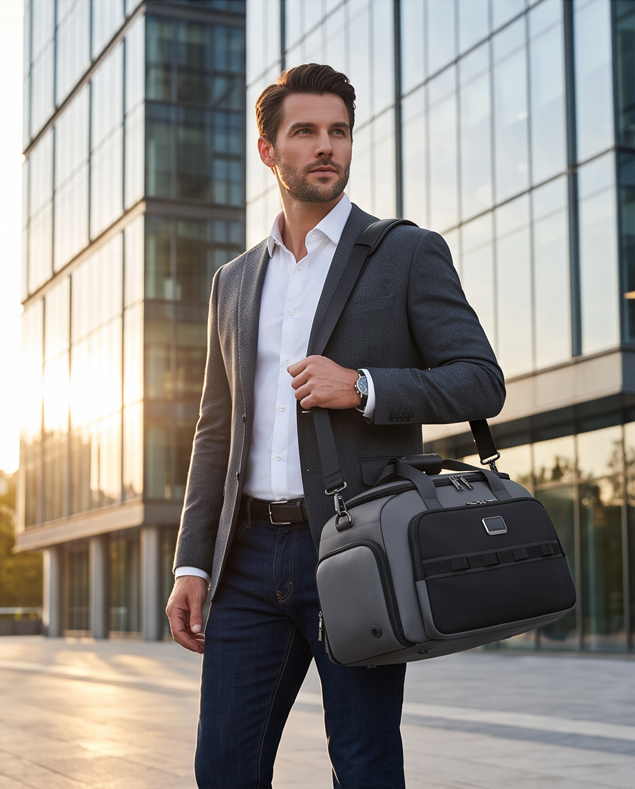 Q-HORIZON Premium Nylon Travel Duffel Bag – Waterproof, Lightweight & TSA Carry-On