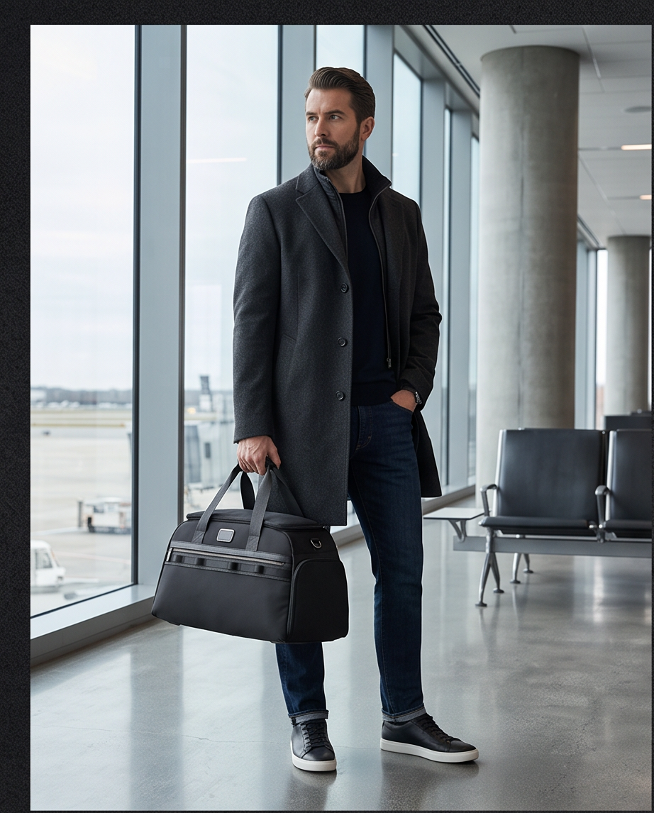 Q-HORIZON Premium Nylon Travel Duffel Bag – Waterproof, Lightweight & TSA Carry-On