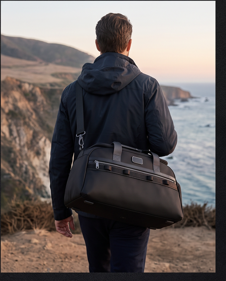 Q-HORIZON Premium Nylon Travel Duffel Bag – Waterproof, Lightweight & TSA Carry-On