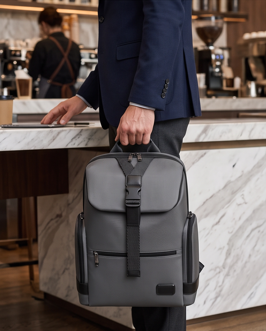 Q-RIDGE Waterproof Fashion Laptop Backpack – USB-C Port, TSA-Friendly & Large Capacity