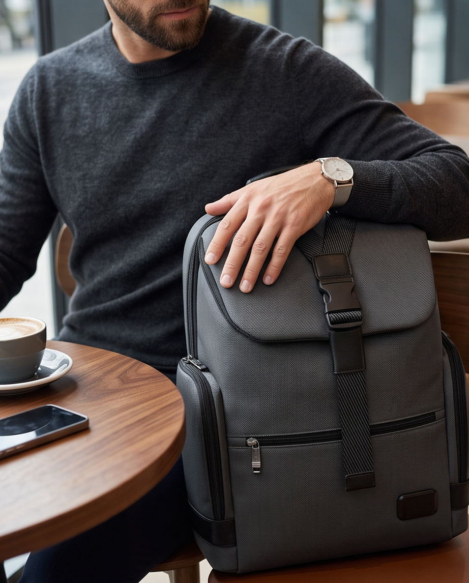 Q-RIDGE Waterproof Fashion Laptop Backpack – USB-C Port, TSA-Friendly & Large Capacity