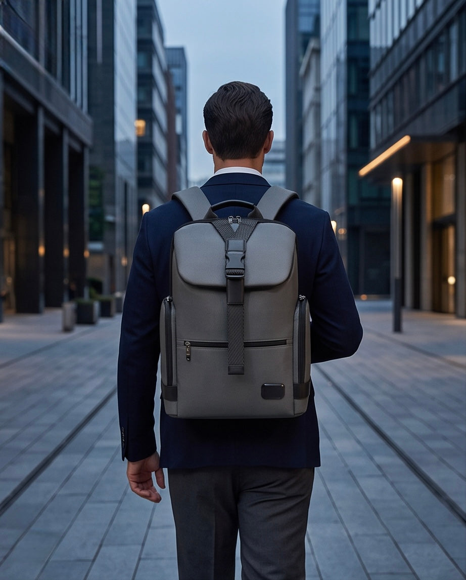 Q-RIDGE Waterproof Fashion Laptop Backpack – USB-C Port, TSA-Friendly & Large Capacity