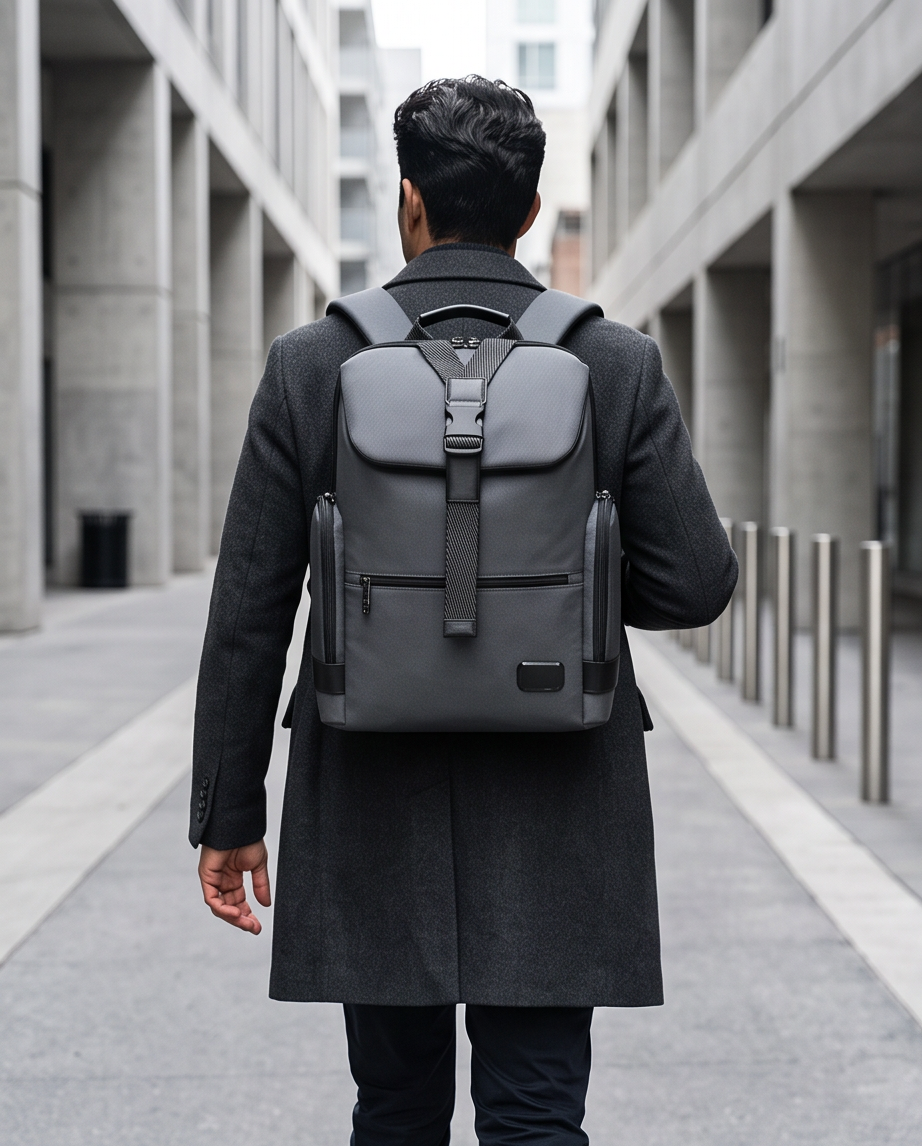 Q-RIDGE Waterproof Fashion Laptop Backpack – USB-C Port, TSA-Friendly & Large Capacity
