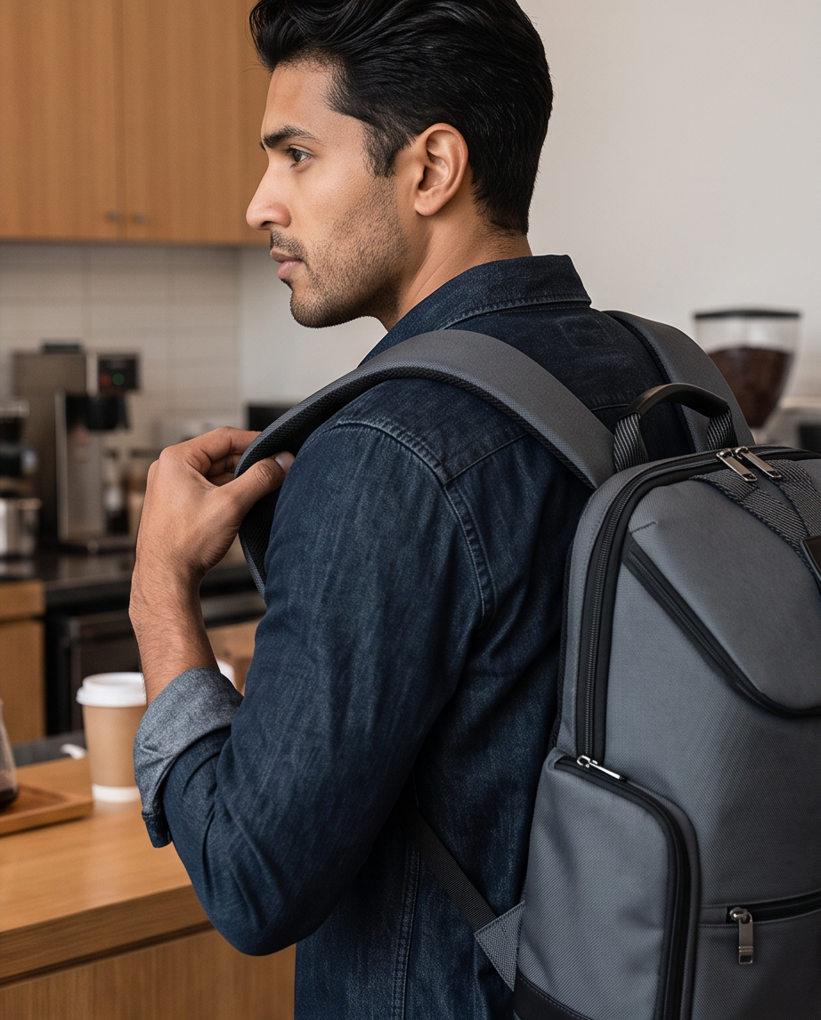 Q-RIDGE Waterproof Fashion Laptop Backpack – USB-C Port, TSA-Friendly & Large Capacity