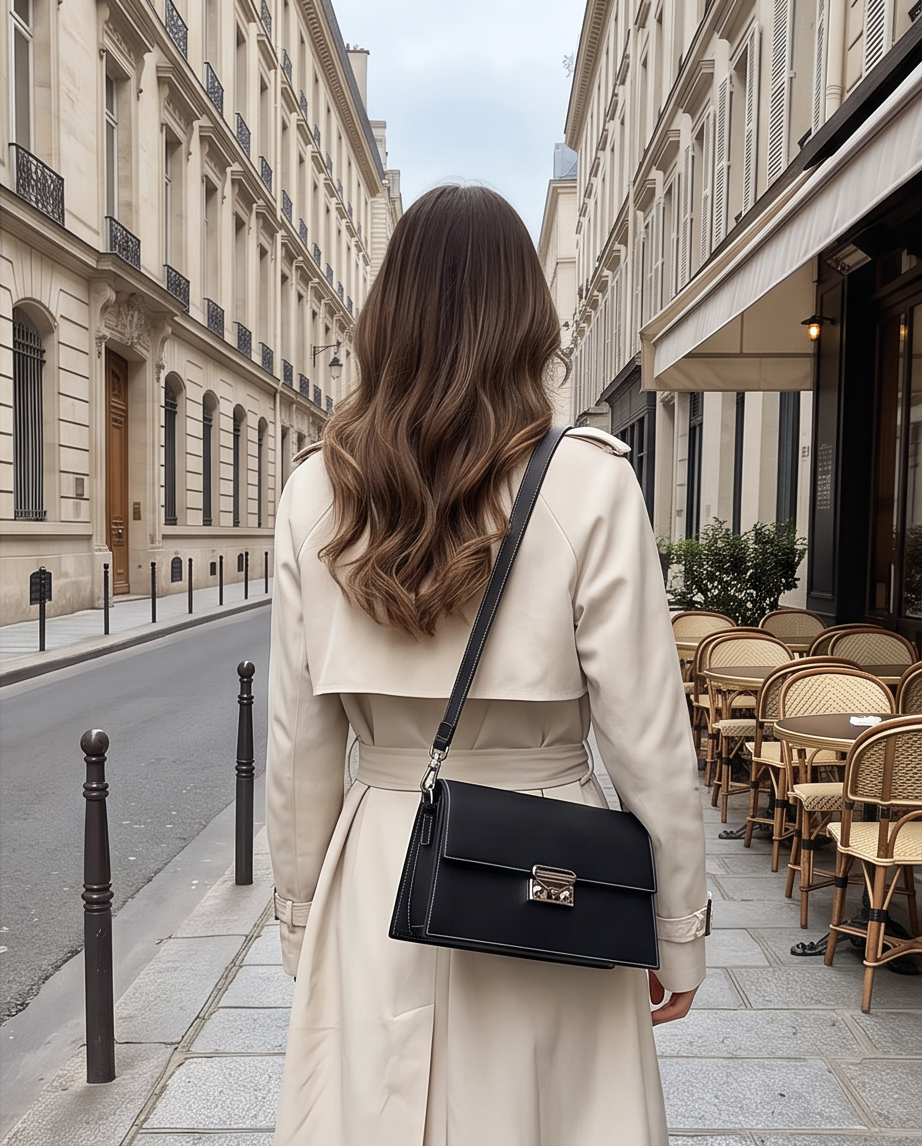 Q-SERA Genuine Leather Crossbody Bag for Women – Clutch, Shoulder & Armpit Bag