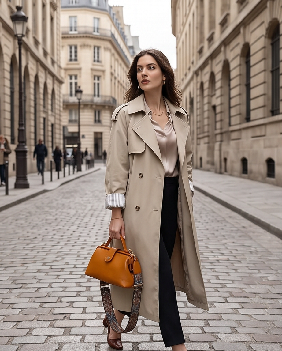 Q-DOLCE Genuine Leather Handbag for Women – Shoulder, Crossbody & Top Handle Bag
