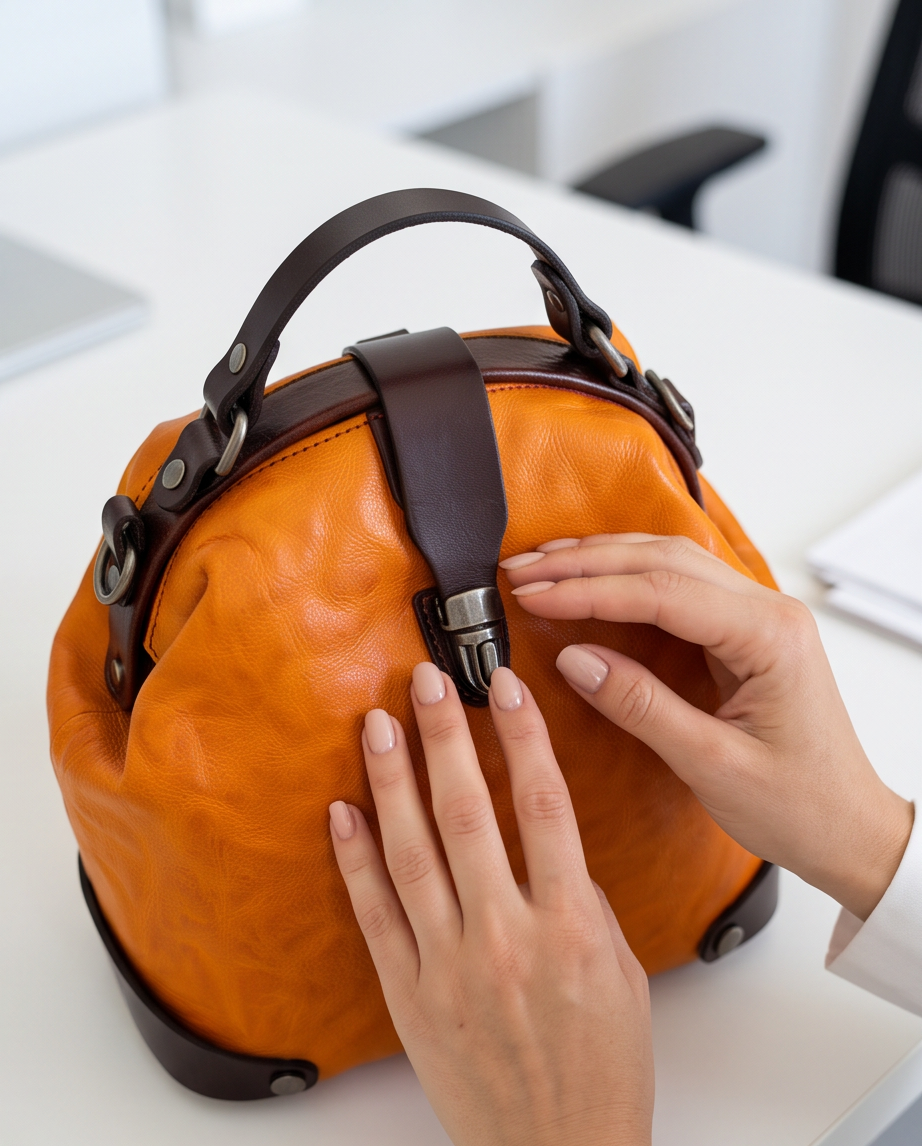 Q-MYSTERIOUS Retro Women's Genuine Leather Backpack | Convertible Shoulder Bag