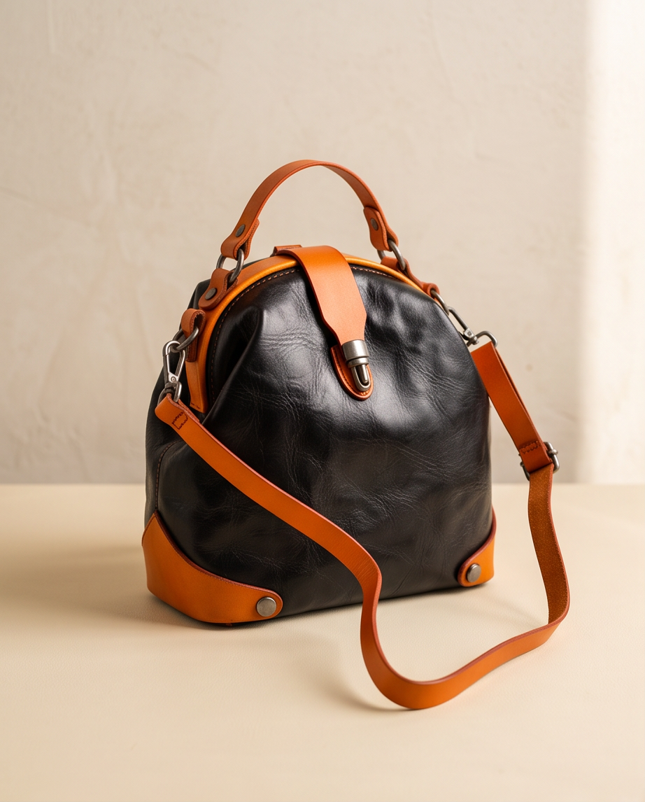 Q-MYSTERIOUS Retro Women's Genuine Leather Backpack | Convertible Shoulder Bag