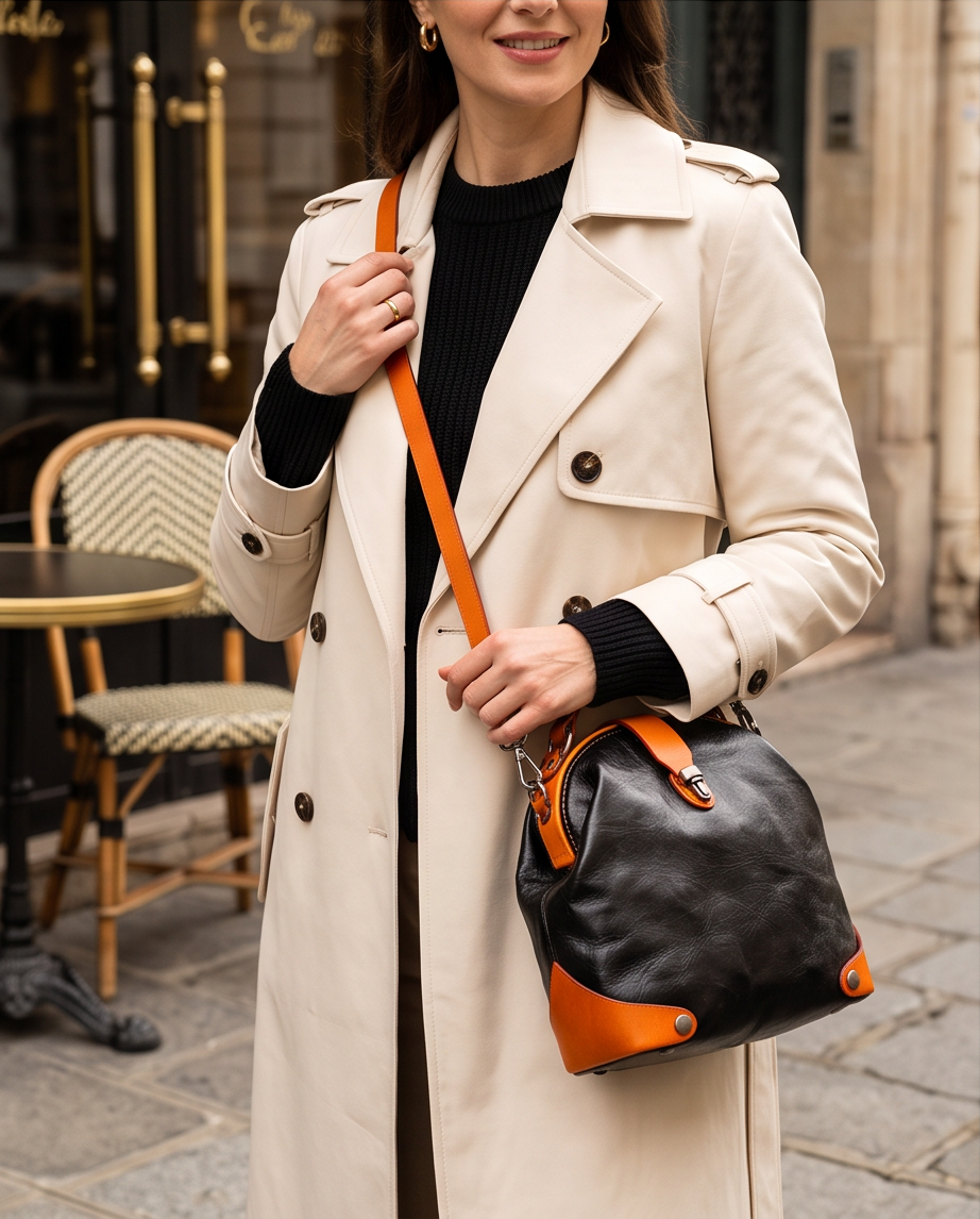 Q-MYSTERIOUS Retro Women's Genuine Leather Backpack | Convertible Shoulder Bag