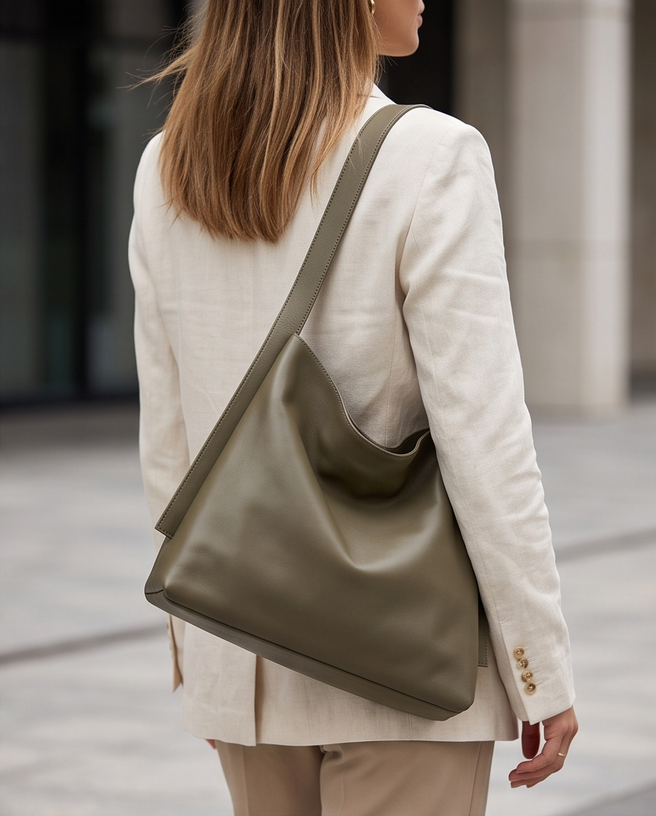 Q-QUTE QUQUITO Genuine Leather Women's Shoulder Tote Bag – Large Capacity Commuter & Travel Bag