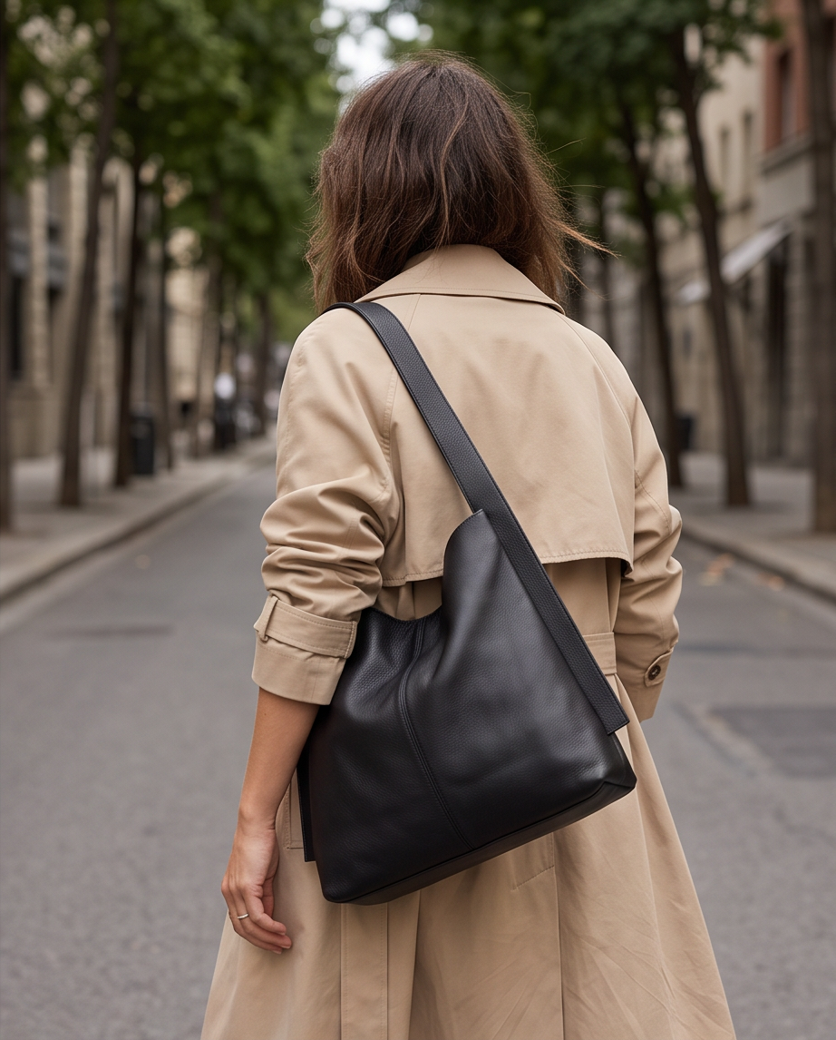 Q-QUTE QUQUITO Genuine Leather Women's Shoulder Tote Bag – Large Capacity Commuter & Travel Bag