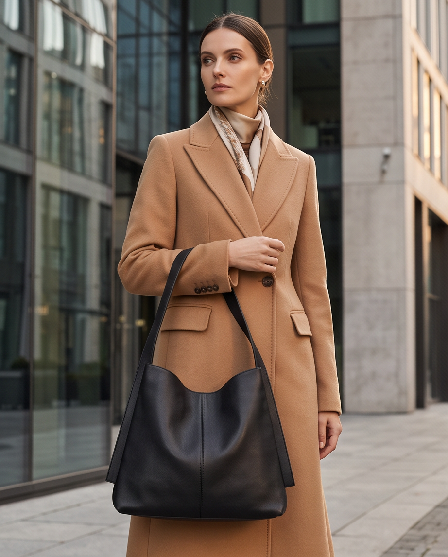 Q-QUTE QUQUITO Genuine Leather Women's Shoulder Tote Bag – Large Capacity Commuter & Travel Bag