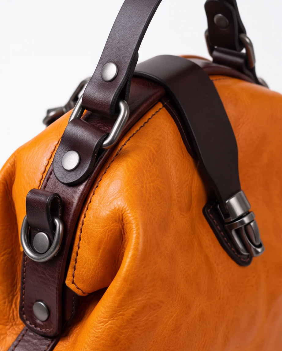 Q-MYSTERIOUS Retro Women's Genuine Leather Backpack | Convertible Shoulder Bag