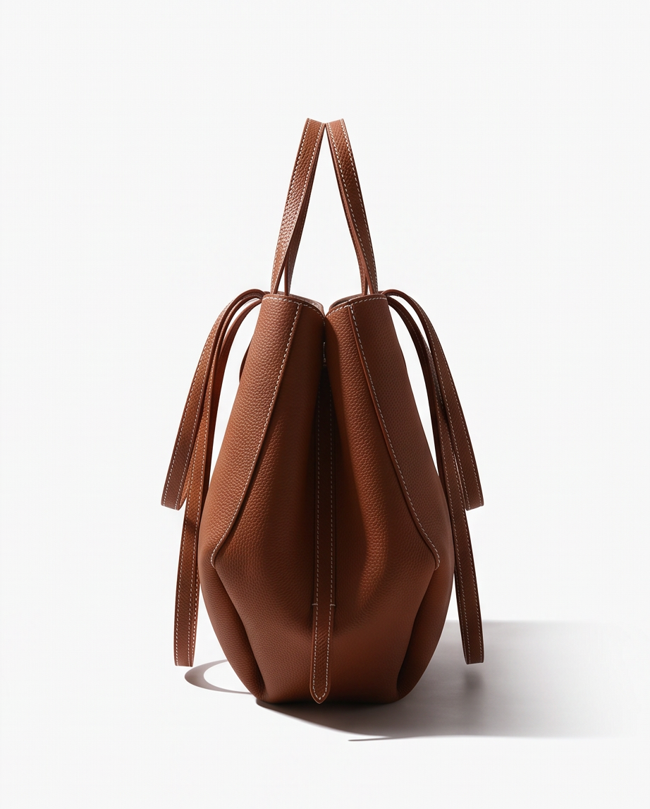 Q-CITTA Vintage Genuine Leather Shoulder Tote Bag for Women – Large Capacity
