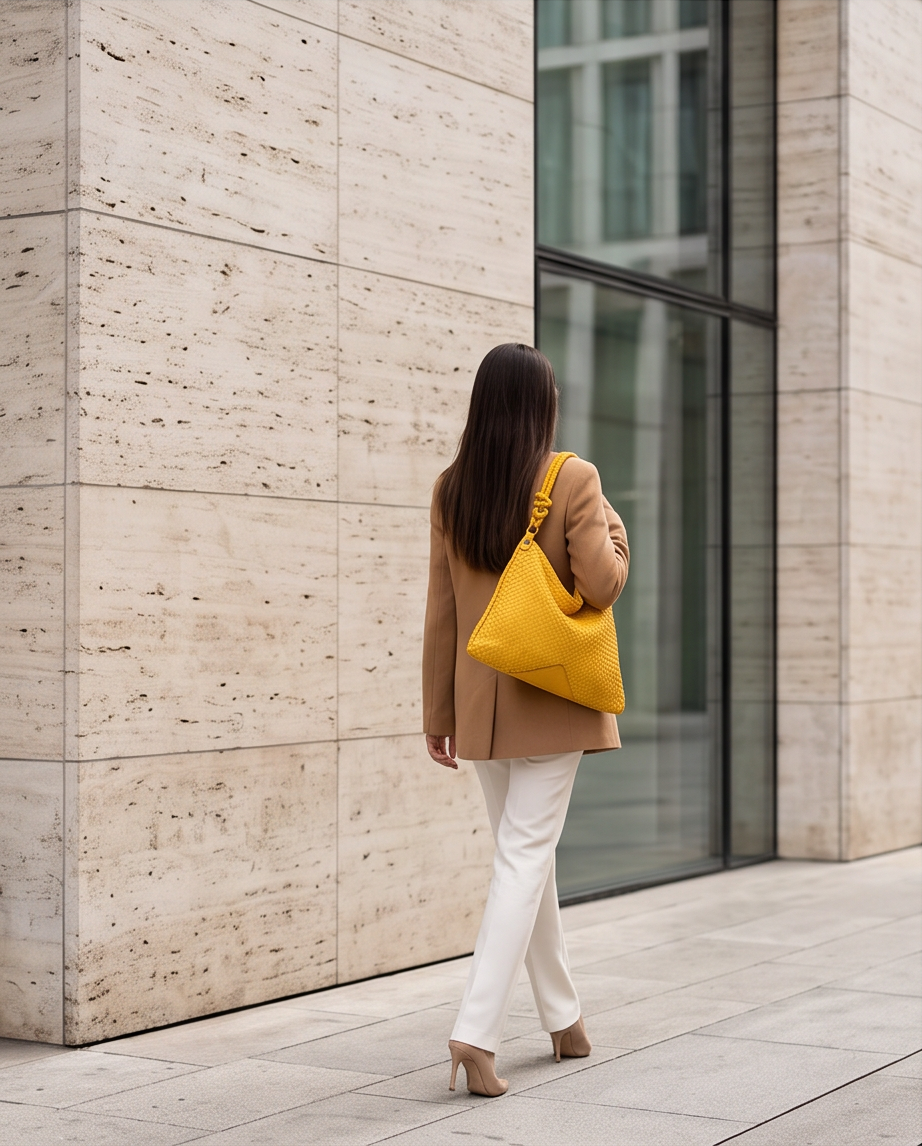 Q-CONTESSA QUQUITO Braided Calfskin Handbag – Handcrafted Italian Leather Crossbody & Shoulder Bag
