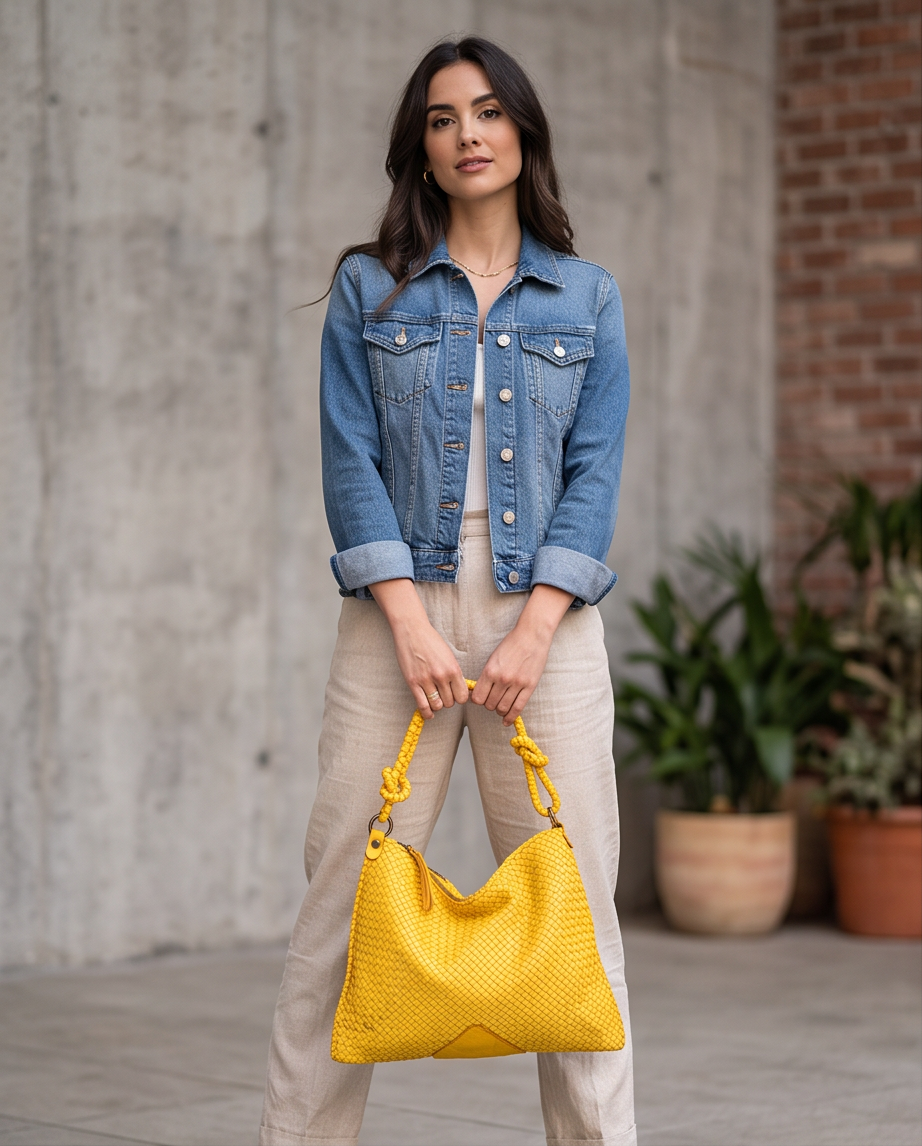 Q-CONTESSA QUQUITO Braided Calfskin Handbag – Handcrafted Italian Leather Crossbody & Shoulder Bag
