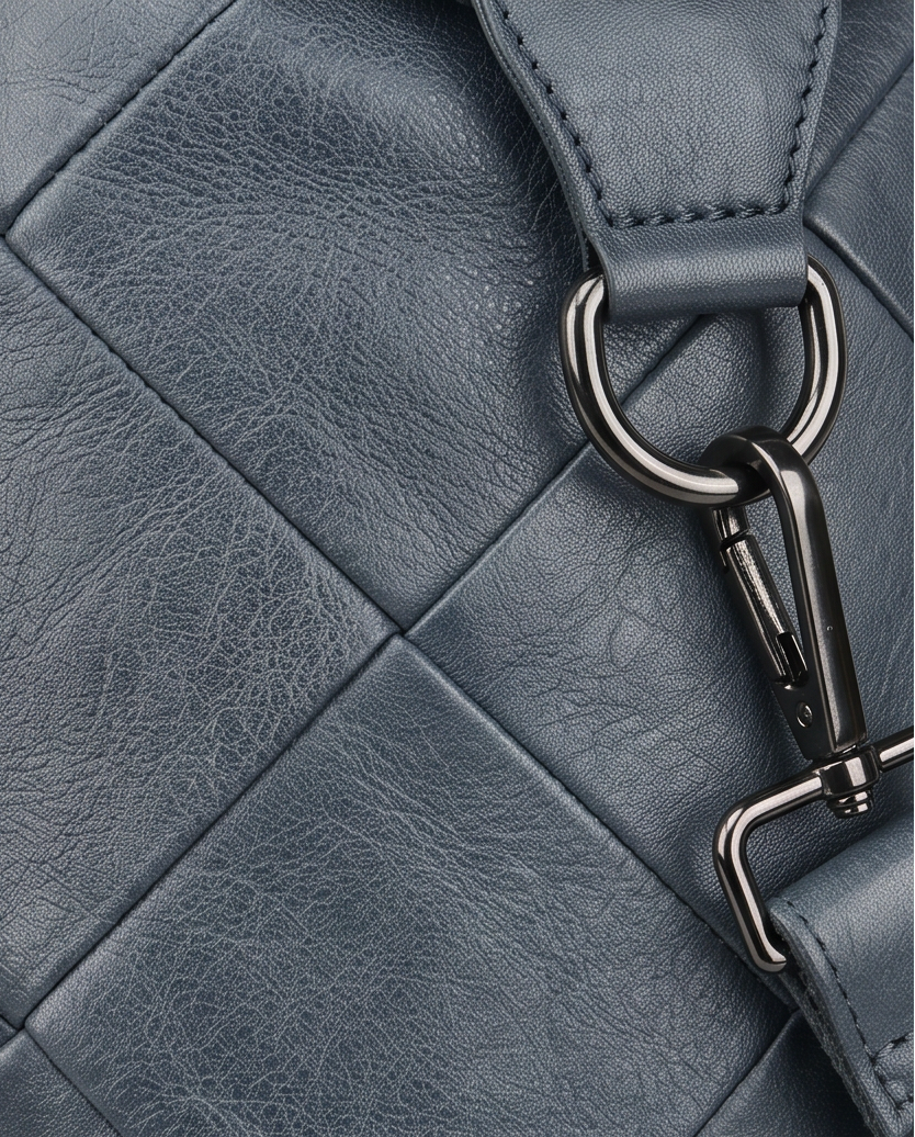 Q-VERA Full-Grain Leather Shoulder Bag for Women – Crossbody, Top Handle & Back Zip Pocket