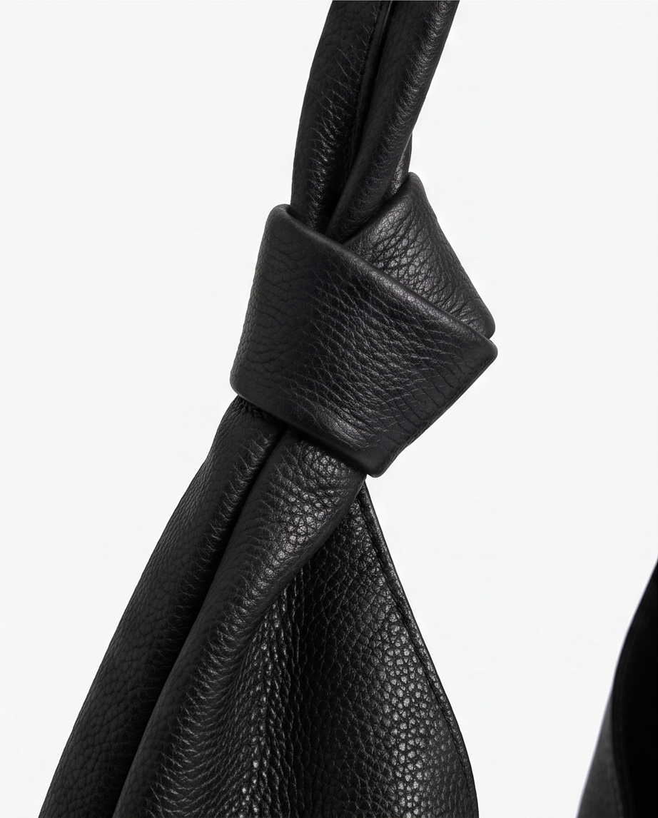 Q-LUCENTE Full-Grain Leather Tote Bag for Women – Magnetic Closure, Detachable Pouch & Roomy