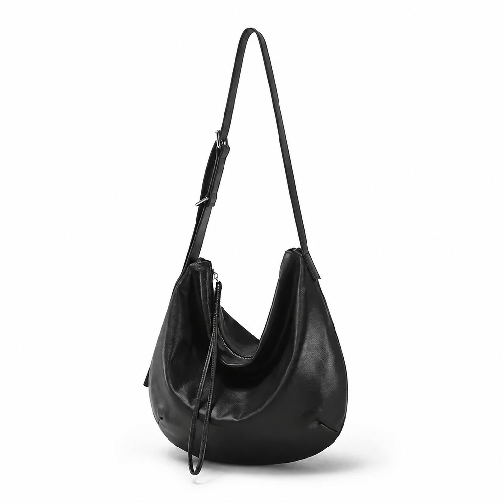 Q-LOOM Genuine Leather Women's Shoulder Bag – Large Capacity Commuter & Travel Bag