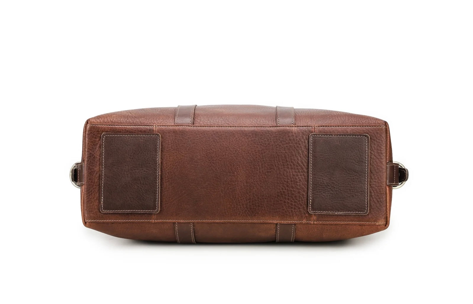 Q-FRONTIER Luxury Full-Grain Leather Duffel Bag for Men – 44L Gym, Travel & Weekend Bag