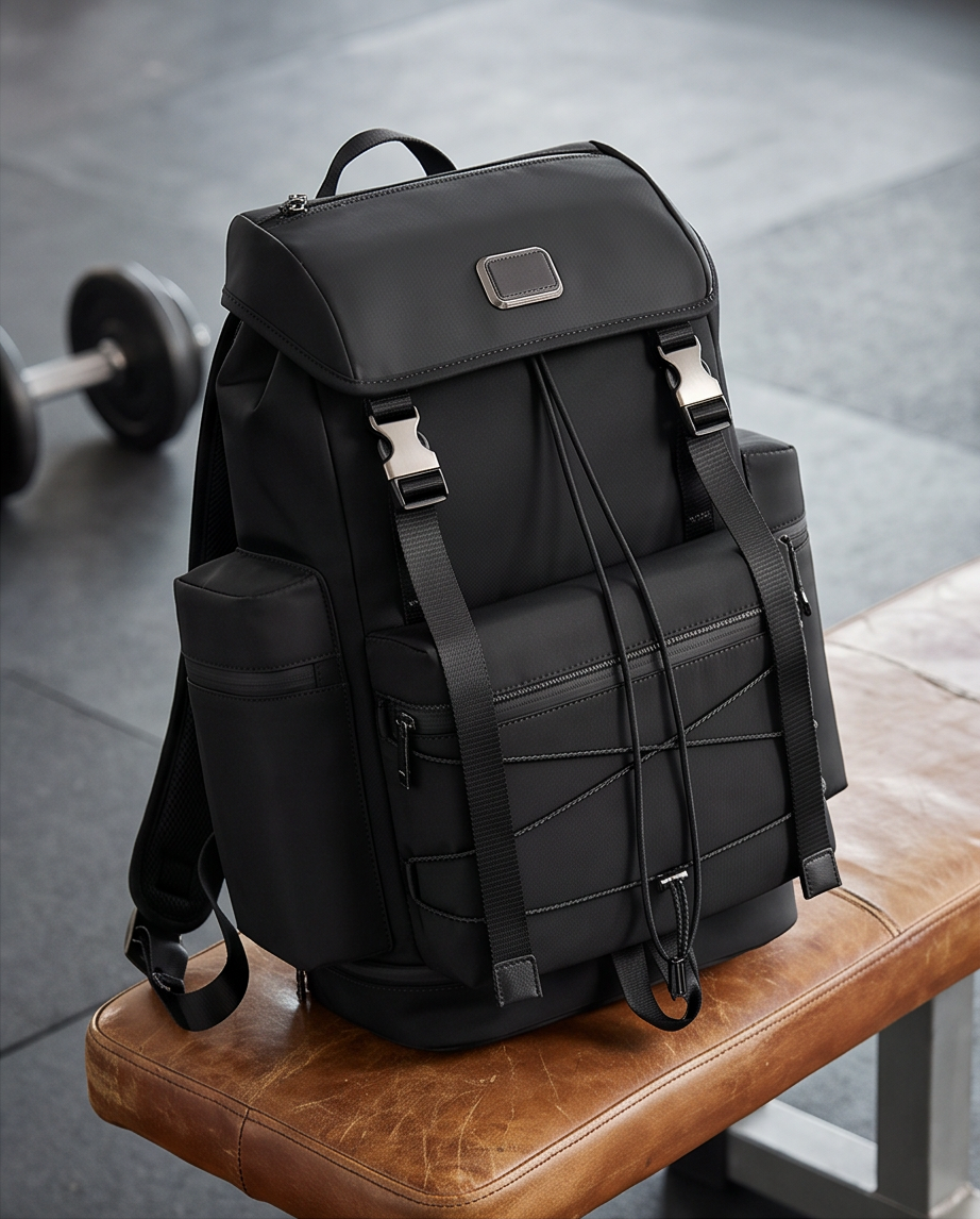 Q-HIKING 1680D Nylon Waterproof Backpack – Large Capacity, 17" Laptop, Hiking & Travel