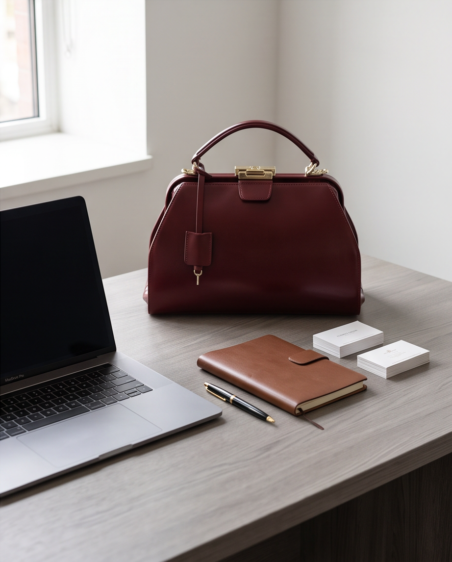 Q-LEVANA Luxury Full-Grain Leather Crossbody Shoulder Bag for Women – Anti-Theft Lock, Vintage Style