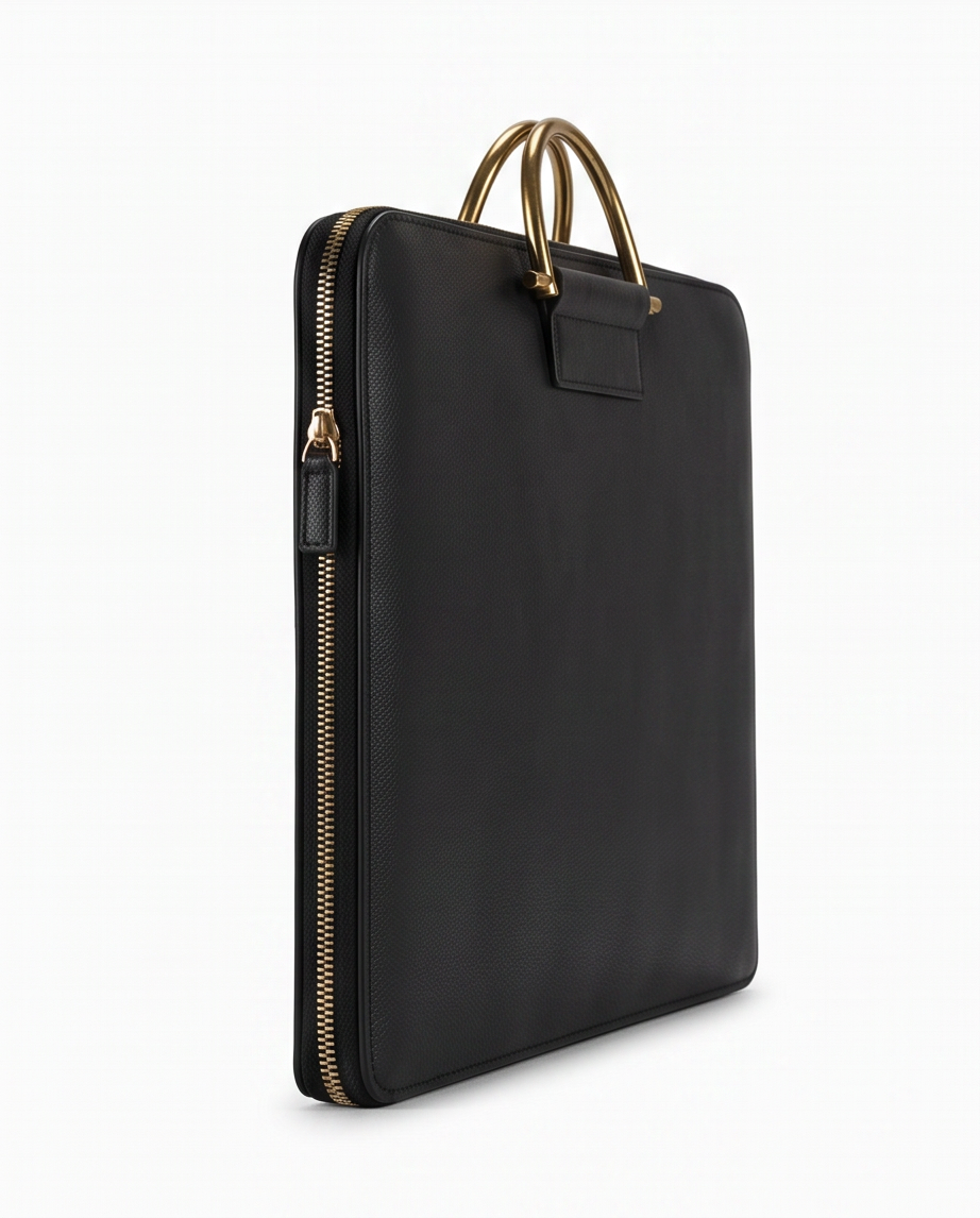 Q-MYSTIC Crazy Horse Leather Laptop Messenger Bag for Men – Slim Briefcase, Business & Daily Use