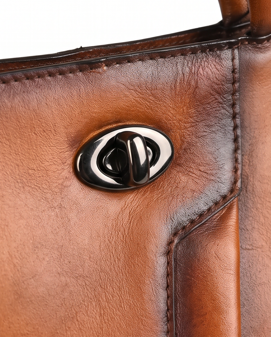 Q-WHISPER Retro Genuine Leather Backpack for Women – Convertible Shoulder Bag, Crossbody, Travel