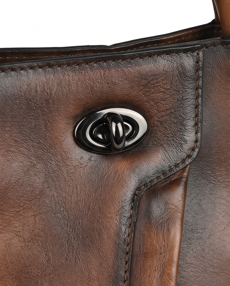 Q-WHISPER Retro Genuine Leather Backpack for Women – Convertible Shoulder Bag, Crossbody, Travel