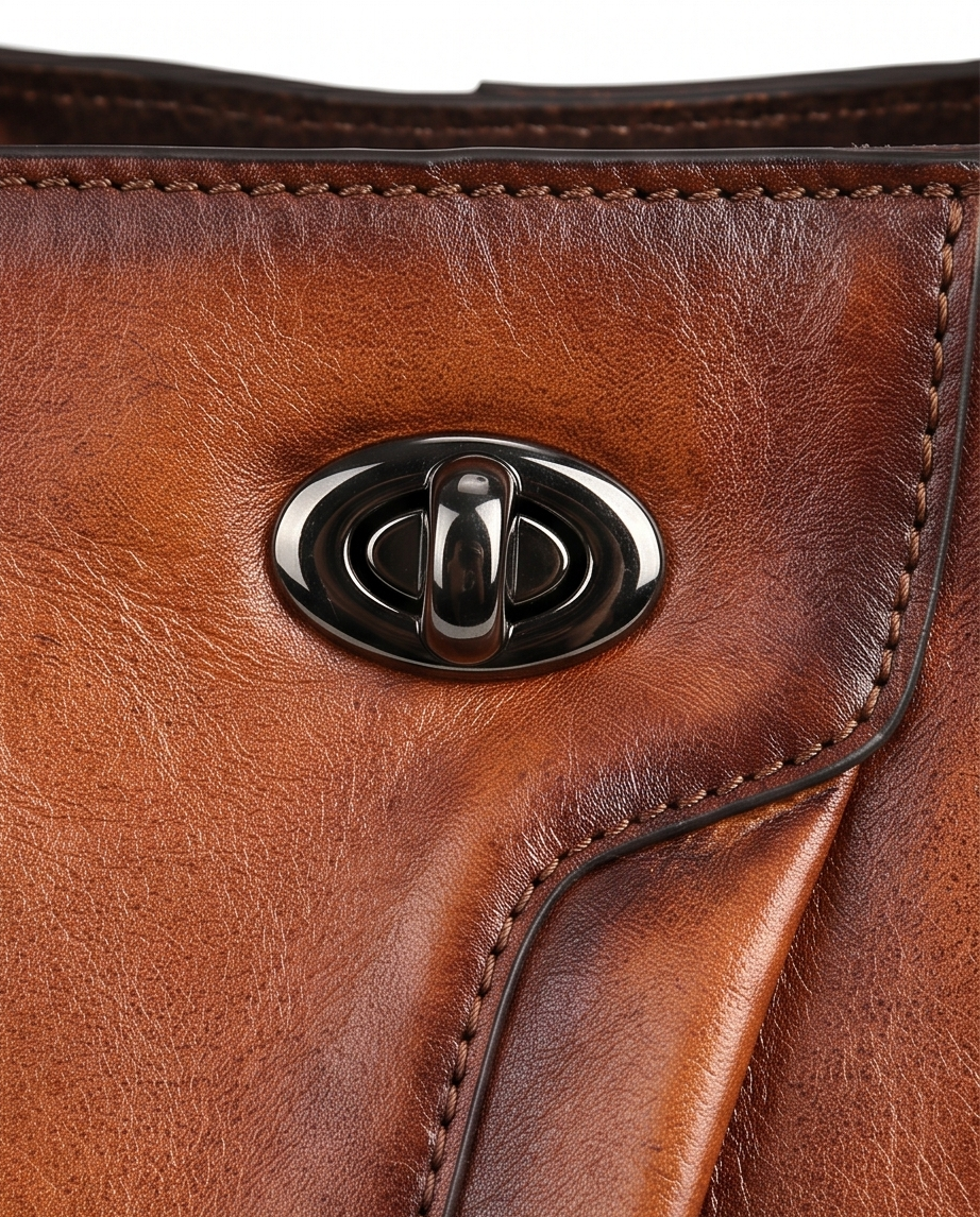 Q-WHISPER Retro Genuine Leather Backpack for Women – Convertible Shoulder Bag, Crossbody, Travel