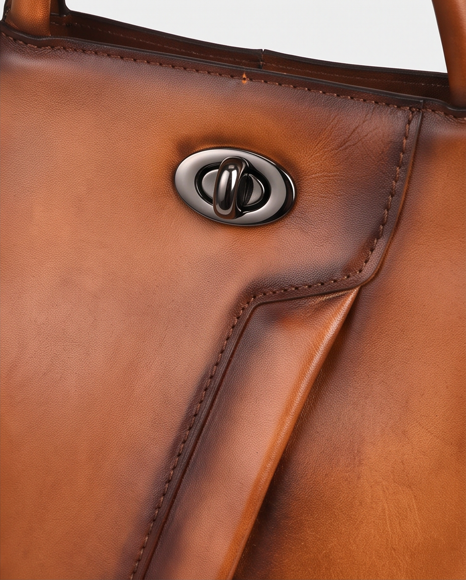 Q-WHISPER Retro Genuine Leather Backpack for Women – Convertible Shoulder Bag, Crossbody, Travel