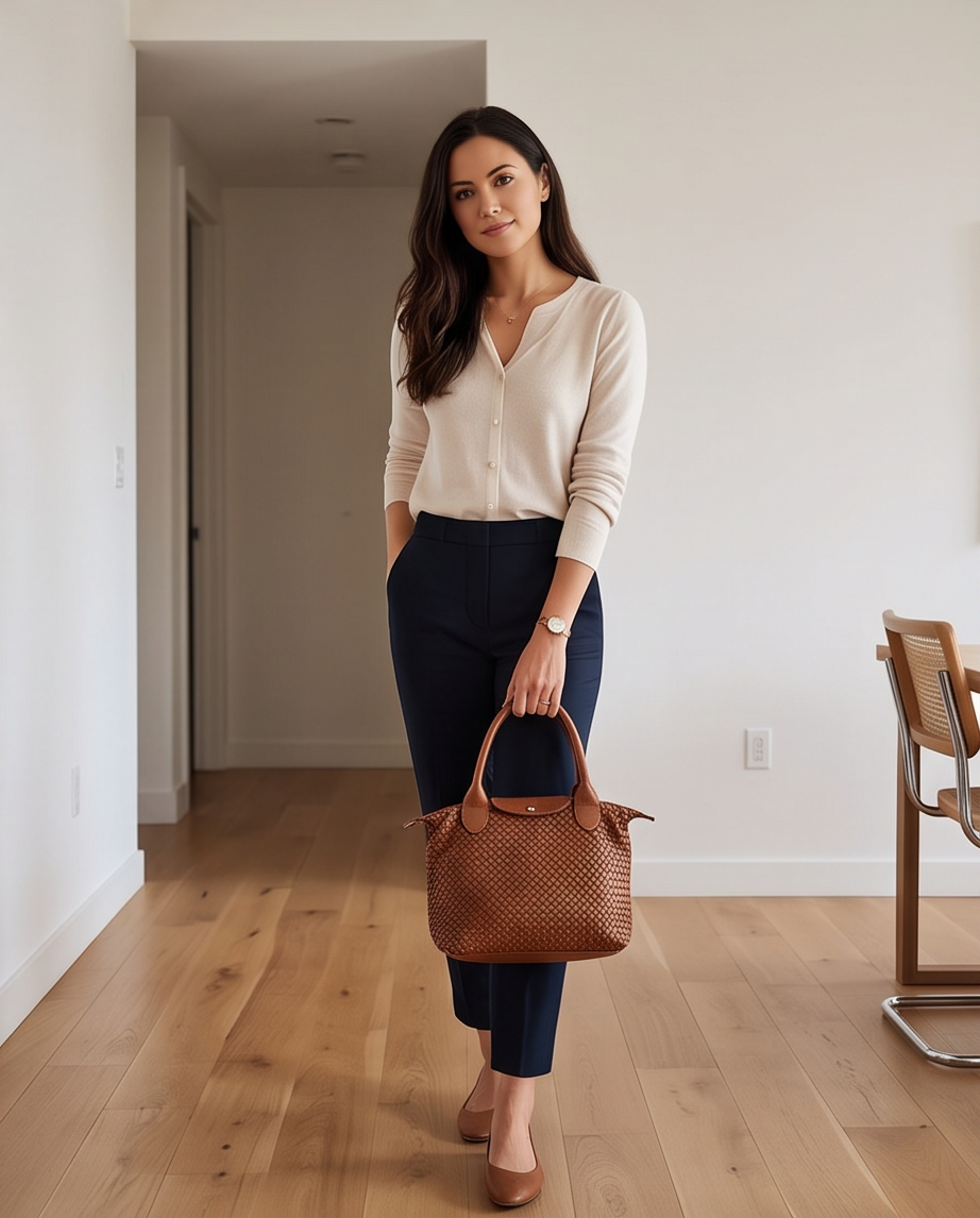 Q-MUSE Vintage Woven Calfskin Bag – Italian Craft & Timeless Elegance