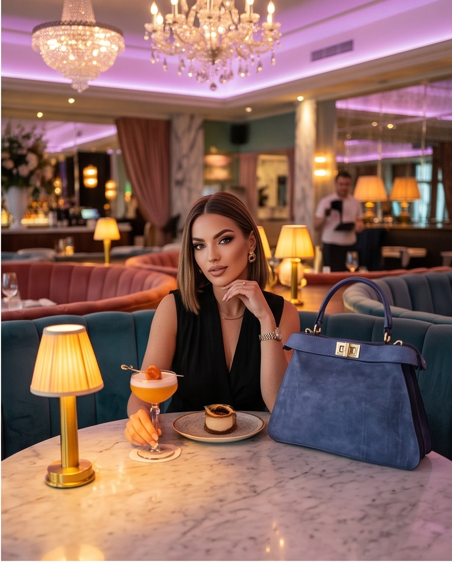 Q-GOLDEN Vintage Smooth Calfskin Bag – Double Compartment, Italian Leather & Adjustable Strap