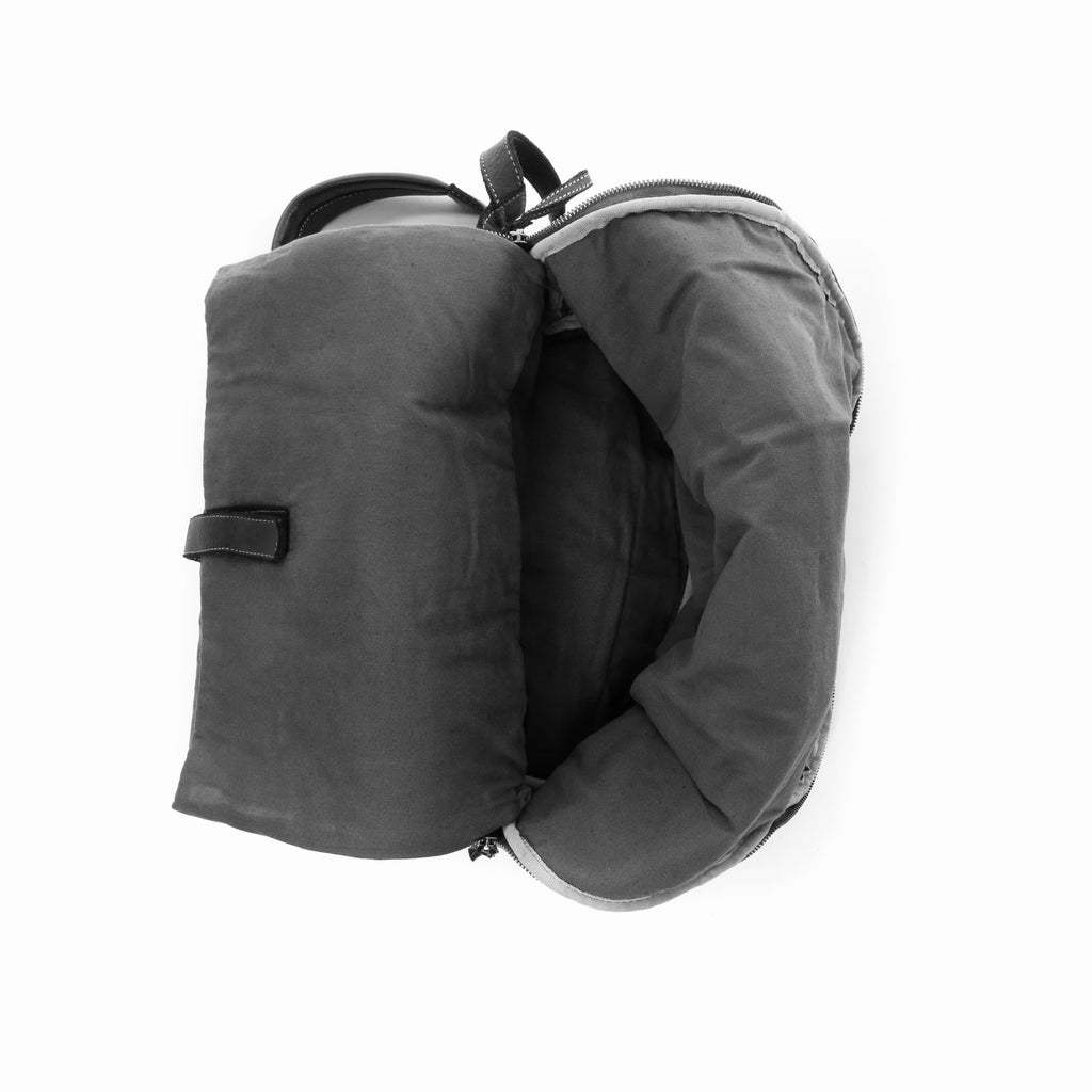 Q-VALENTE Vintage Calfskin Backpack – Italian Leather, Brass Hardware & Ergonomic Design